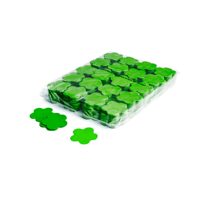 TCM FX - Lassú esésű Konfetti Virágok Ø 55mm - Világoszöld - 1 kg
